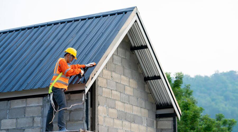 Professional metal roof installation in Santa Fe, MO